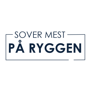 Sover mest på ryggen